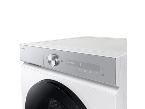 Samsung Series 8 DV90DB8845GH, Frittstående, Frontmatet, Varme pumpe, Hvit, Rotasjon, Berøringskontroll, Svart