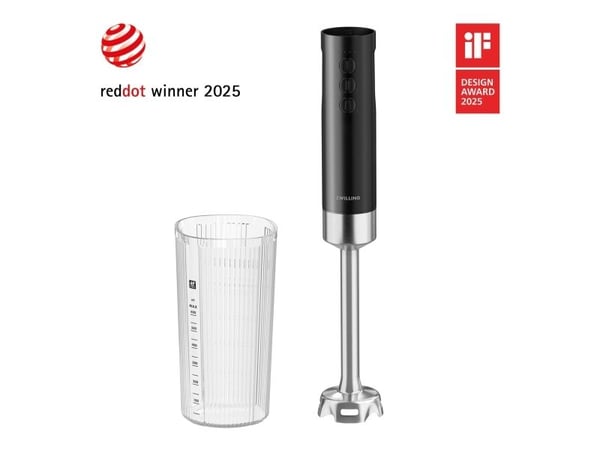 ZWILLING XTEND, Håndmikser, Svart, 0,6 l, BLDC, Nylon, 250 W