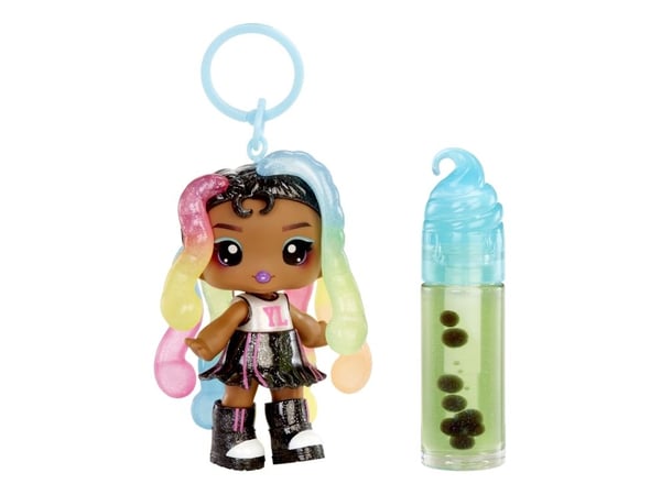 MGA Entertainment Yummiland Lip Gloss Doll Sour Sweeties - Sasha Sourworms, Minidocka, Flicka, 4 År, Pojke/flicka, Multifärg
