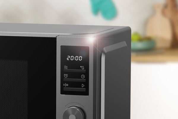 Gorenje MO20A3T4, Benkeplate, Solo mikrobølge ovn, 20 l, 700 W, Innebygd skjerm, LED