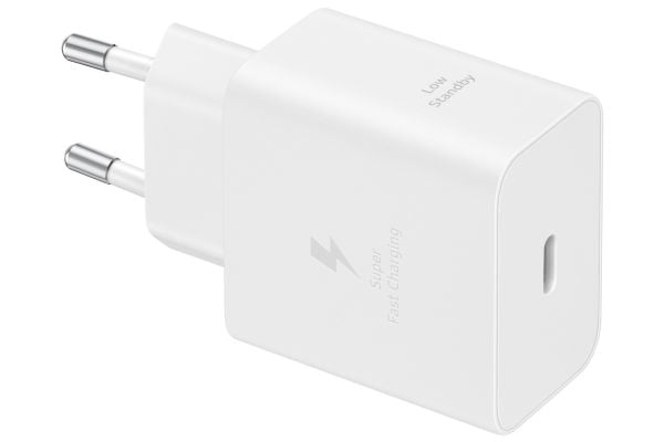 Samsung EP-T4511 - Strømadapter - 45 watt - 3 A - SFC 2.0, PD 3.0 (USB-C) - på kabel: USB-C - hvit