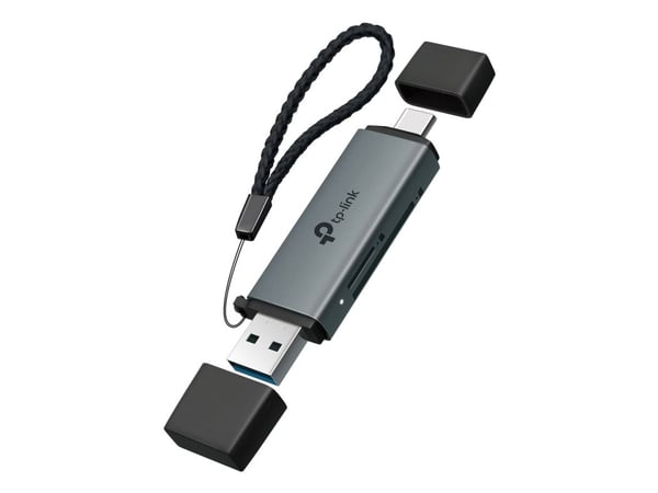 TP-Link UA430D, MicroSD (TransFlash), SD, Sort, 200 Mbit/s, USB 3.1, 75 mm, 22,9 mm