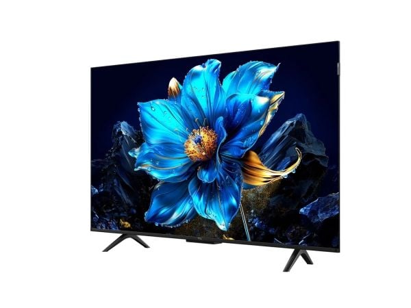 TCL 43T69C - 43" Diagonalklasse (42.5" synlig) LED-bakgrunnsbelyst LCD TV - QLED - Smart TV - Google TV - 4K UHD (2160p) 3840 x 2160 - HDR - børste...