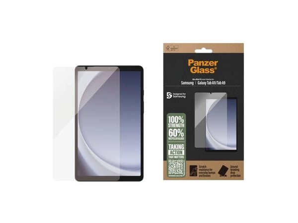 PanzerGlass ® Screen Protector Samsung Galaxy Tab A11 | Tab A9 | Ultra-Wide Fit, Samsung, Samsung - Galaxy Tab A9, Samsung - Galaxy Tab A11, Tørr p...