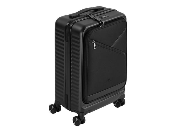 Rivacase Clark, Tralle, Hard overflate, Sort, Kabin, 4 hjul, Spinnehjul