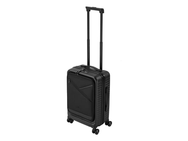 Rivacase Clark, Tralle, Hard overflate, Sort, Kabin, 4 hjul, Spinnehjul