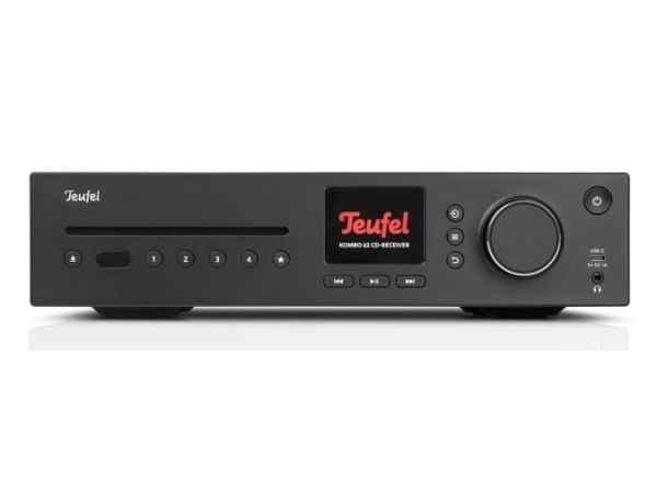 Teufel KOMBO 62 Mk2 CD-Receiver, 3,5mm, AAC, DAB+, FM, CD-spelare, CD, CD-R, 230 V