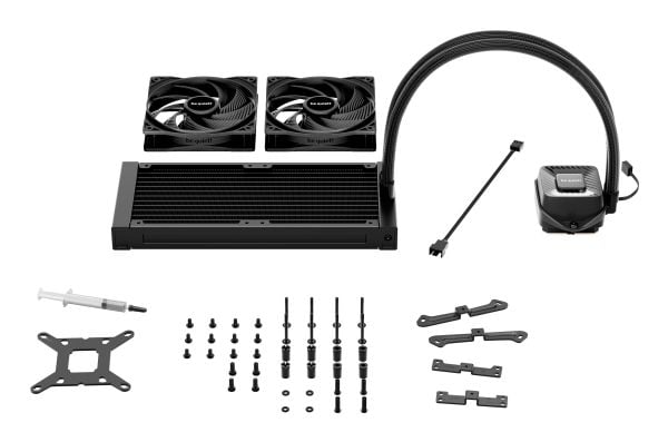 be quiet! Pure Loop 3 - Kylsystem med vätska till processorn - Elementstorlek: 240 mm - (för: LGA1851, LGA1700, LGA1200, LGA1151, LGA1150, LGA1155,...