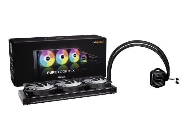 be quiet! Pure Loop 3 LX - Væskekjølesystem for prosessor - Radiatorstørrelse: 360 mm - (for: LGA1851, LGA1700, LGA1200, LGA1151, LGA1150, LGA1155,...