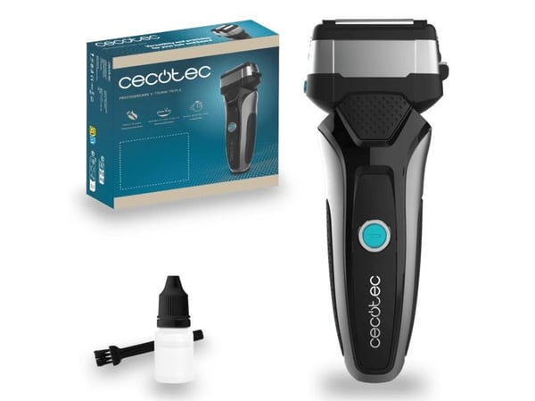 Cecotec PrecisionCare X-Trimm Triple, Barberingsmaskin, Sort, Rustfritt stål, Knapper, Batteri, Lithium-Ion (Li-Ion)
