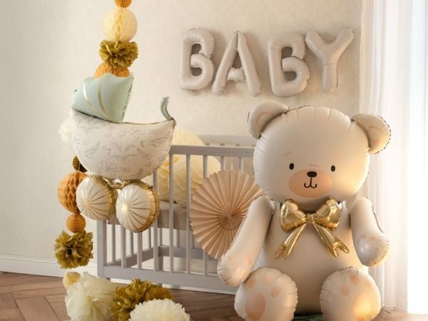 Fol.babyballong 140x43 beige 86074