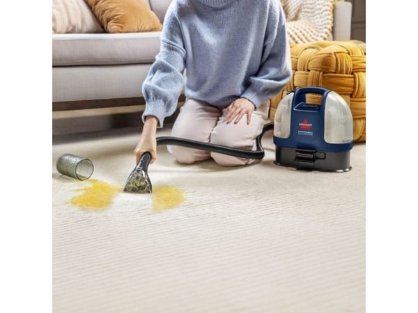 Bissell SpotClean Mini Cordless, Kannettava, Car interrior, Matto, Portaat, Verhoilu, 0,5 L, 0,43 L, 68 dB, musta, Sininen