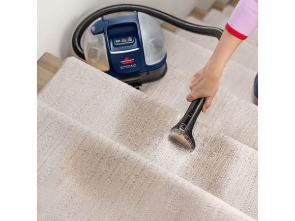 Bissell SpotClean Mini Cordless, Kannettava, Car interrior, Matto, Portaat, Verhoilu, 0,5 L, 0,43 L, 68 dB, musta, Sininen