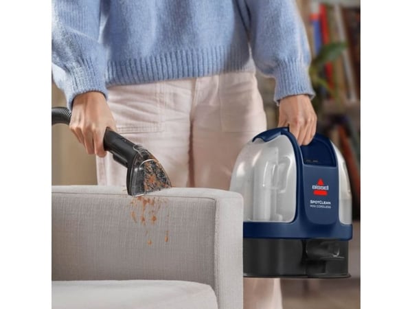 Bissell SpotClean Mini Cordless, Kannettava, Car interrior, Matto, Portaat, Verhoilu, 0,5 L, 0,43 L, 68 dB, musta, Sininen