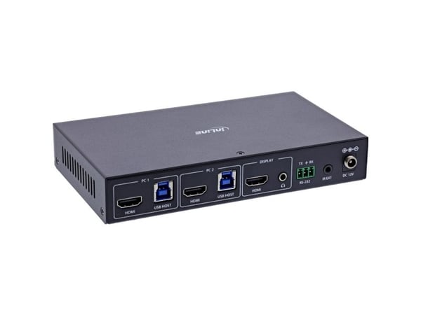 InLine 57885C, 7680 x 4320 piksler, 8K Ultra HD, Rack-montering, 12 W, Svart