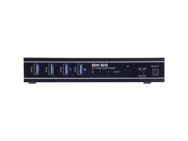 InLine 57885C, 7680 x 4320 piksler, 8K Ultra HD, Rack-montering, 12 W, Svart