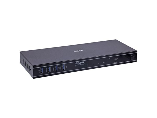 InLine 57885D, 7680 x 4320 pikseliä, 8K Ultra HD, Telineasennus, 12 W, musta
