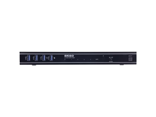 InLine 57885D, 7680 x 4320 piksler, 8K Ultra HD, Rack-montering, 12 W, Svart