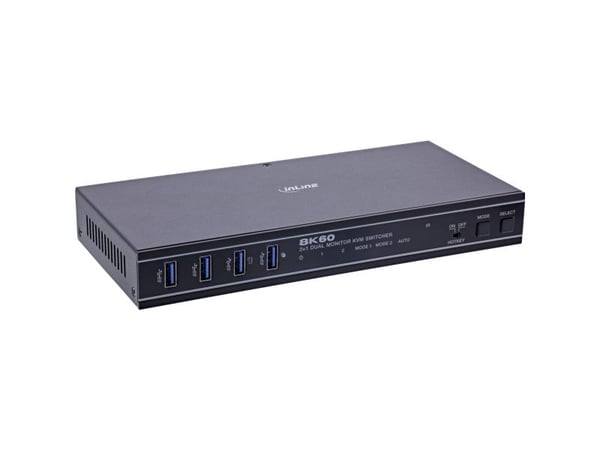 InLine 57885H, 7680 x 4320 pikseliä, 8K Ultra HD, Telineasennus, 12 W, Musta