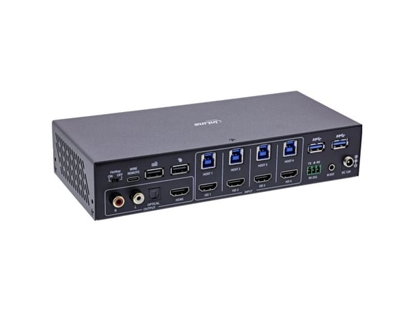 InLine 57885I, 3840 x 2160 piksler, 4K Ultra HD, Rack-montering, 25 W, Svart