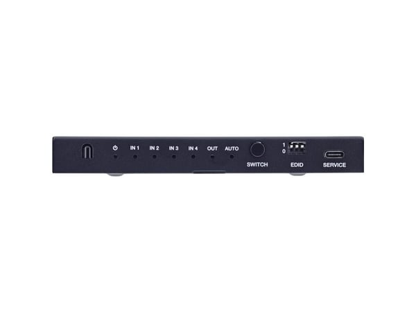 InLine 57885B, HDMI, USB Type-C, Metall, Svart, 8 kV, 4 kV