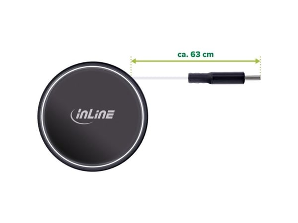 InLine Dual USB-C bilstrømadapter 12/24V - forlengbar kabel + stikkontakt - 75W (31502R)
