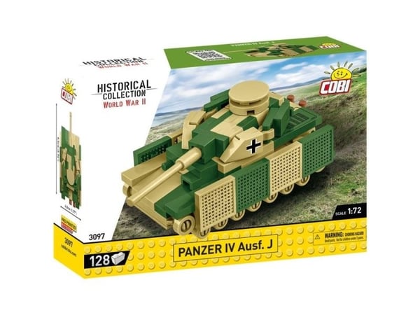 COBI Panzer IV Ausf. J, Rakennuspakkaus, 6 vuosi/vuosia, 128 kpl