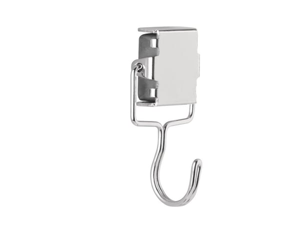 Magnetoplan 16667, Innendørs, Universalkrok, Satin Stål, 1,5 kg, 65 mm, 1 stykker