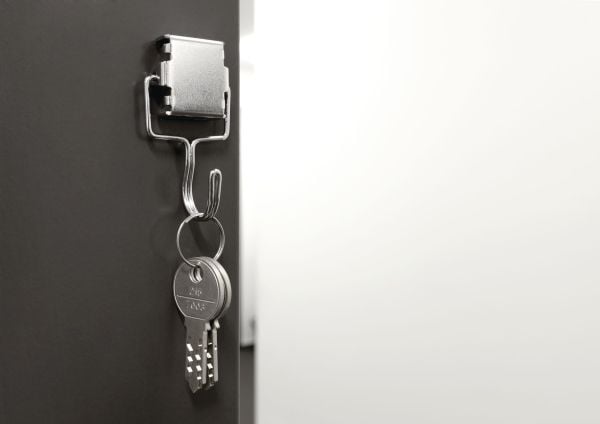 Magnetoplan 16667, Innendørs, Universalkrok, Satin Stål, 1,5 kg, 65 mm, 1 stykker