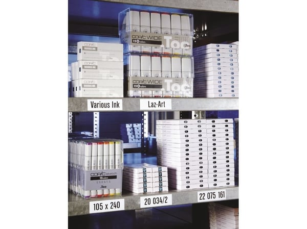 Magnetoplan 51053325, Hvit, PVC, 25 mm, 30 m