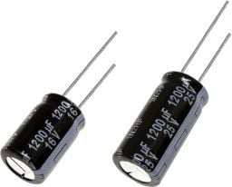 Panasonic EEUFS1A822, Fast kondensator, Aluminium, Volum, Sylindriske, DC, Svart