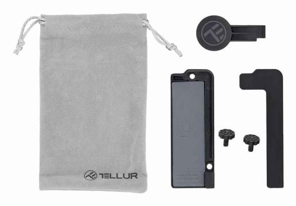 Tellur TLL171091, Mobiltelefon/Smartphone, Passiv holder, Laptop, Sort