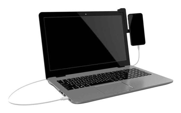 Tellur TLL171091, Mobiltelefon/Smartphone, Passiv holder, Laptop, Sort