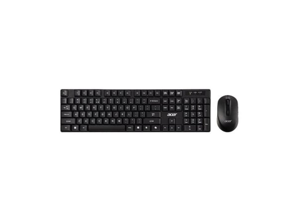 Acer AAK410 - Tastatur- og mussett - trådløs - svart - løsvekt