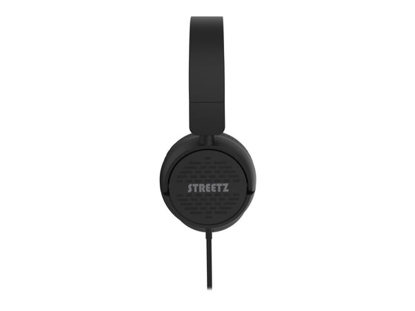 Streetz HC210-BLK, Koblet med ledninger (ikke trådløs), Samtaler/musikk, 150 g, Hodesett, Svart