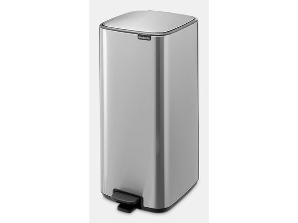 Brabantia Bo Pedal Bin, 30 l, Rektangulær, Stål, Stål, Pedal, Stål