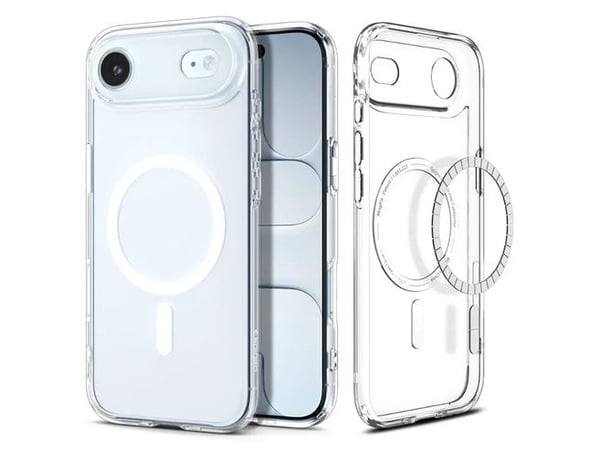 Spigen ACS10313, Etui, Apple, iPhone Air, 16,5 cm (6.5"), Gjennomsiktig, Hvit