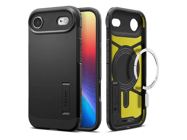 Spigen Tough Armor "T" MagSafe-etui for Apple iPhone 17 Air - Svart