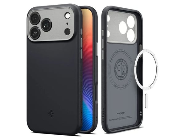 Spigen ACS10328, Etui, Apple, iPhone 17 Pro, 16 cm (6.3"), Svart