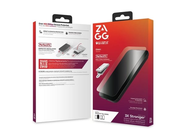 ZAGG InvisibleShield Glass+ - Skjermbeskyttelse for mobiltelefon - glass - for Apple iPhone Air