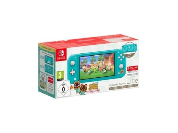 Nintendo Switch Lite Animal Crossing, Nintendo Switch Lite, NVIDIA Custom Tegra, Turkis, Analog/digital, Hjem-knapp, Strømknapp, Knapper