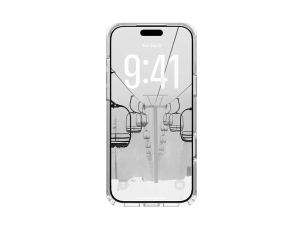 Urban Armor Gear Plyo, Etui, Apple, iPhone 17 Pro Max, 17,5 cm (6.9"), Rosegull, Gjennomsiktig