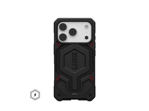 Urban Armor Gear Monarch Pro, Etui, Apple, iPhone 17 Pro, 16 cm (6.3"), Svart