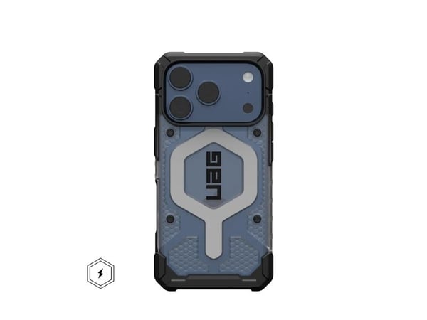 Urban Armor Gear Pathfinder, Etui, Apple, iPhone 17 Pro, 16 cm (6.3"), Sølv, Gjennomsiktig