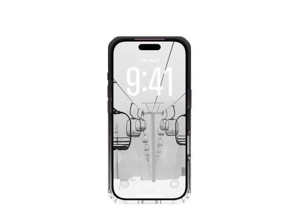 Urban Armor Gear Plyo, Etui, Apple, iPhone 17 Pro, 16 cm (6.3"), Svart, Gjennomsiktig