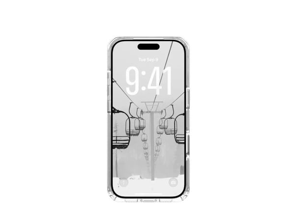 UAG - Plyo MagSafe Case for iPhone 17 Pro - Ice/Silver