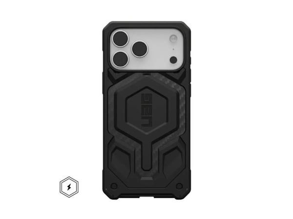 Urban Armor Gear Monarch Pro, Etui, Apple, iPhone 17 Pro Max, 17,5 cm (6.9"), Svart, Karbon