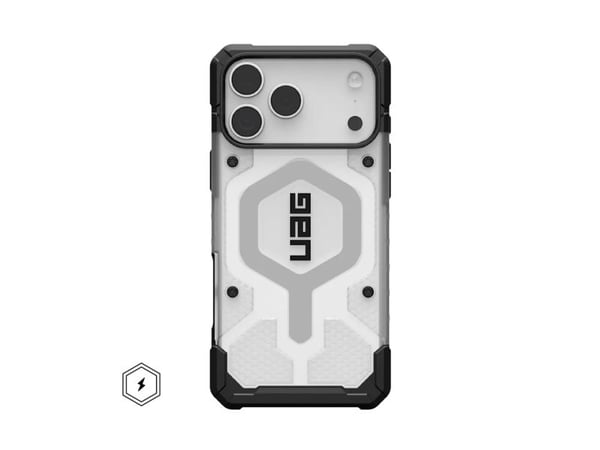 Urban Armor Gear Pathfinder, Mobilskal, Apple, iPhone 17 Pro Max, 17,5 cm (6.9"), Silver, Transparent