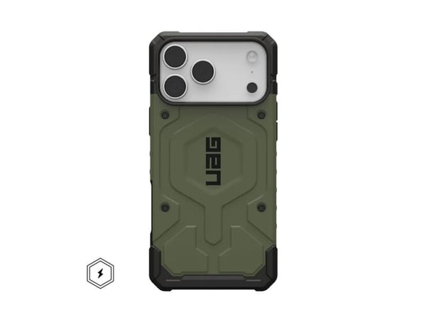 UAG Pathfinder MagSafe - MagSafe-kompatibelt etui for iPhone 17 Pro Max (oliven)