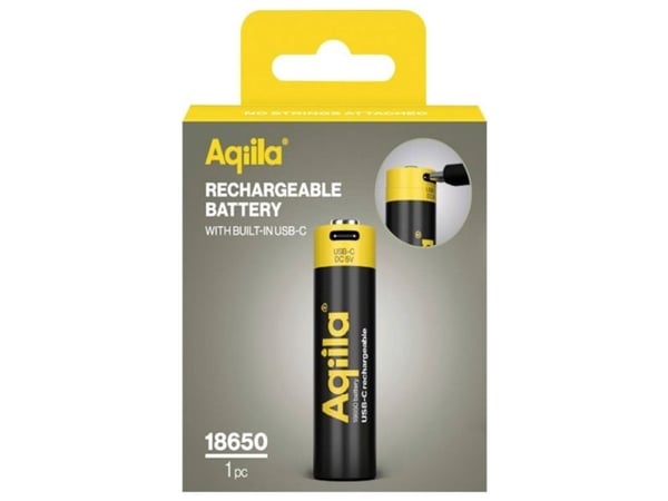 AQIILA USB-C oppladbart batteri NiMH 1,2 V 1 stk (AQ18018650398C1)